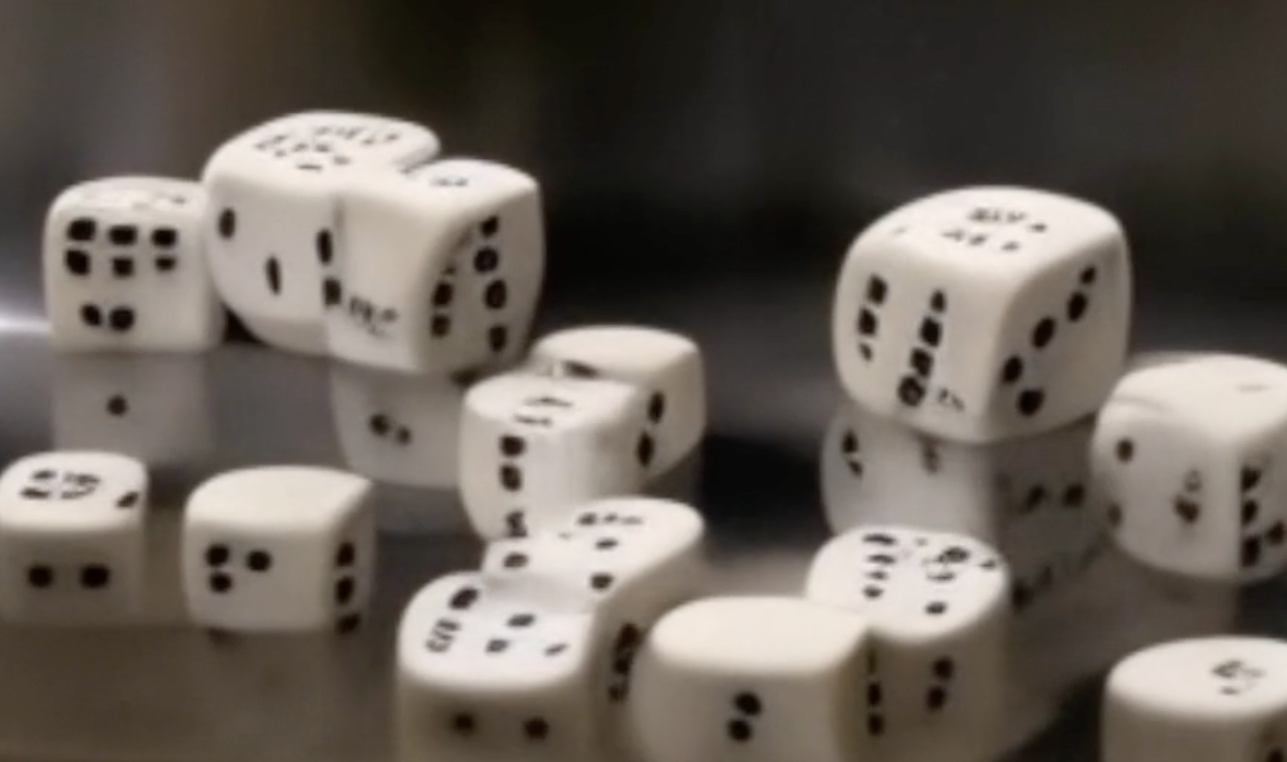 Distorted Dice – AI-generated die 3